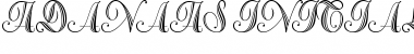 Adana Initials Font