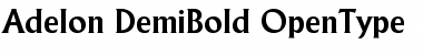 Adelon-DemiBold Regular Font