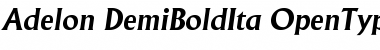 Adelon-DemiBoldIta Regular Font