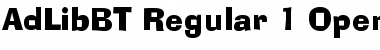 Download Ad Lib Font