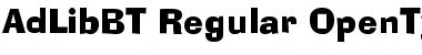 Download Ad Lib Font