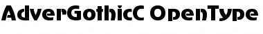 AdverGothicC Font AdverGothicC Font
