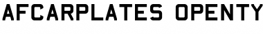 AFCarplates&nbsp;Regular