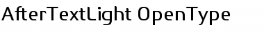 After Text Light&nbsp;Regular