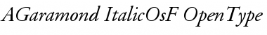 Adobe Garamond Italic OsF Font