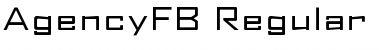 AgencyFB Regular Extended Regular AgencyFB Regular Extended Regular