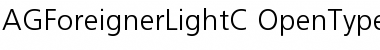 AGForeignerLightC&nbsp;Regular