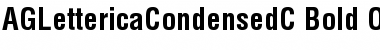AGLettericaCondensedC Bold Font