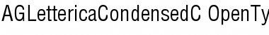 AGLettericaCondensedC Font