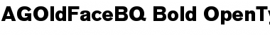 AG Old Face BQ Regular Font