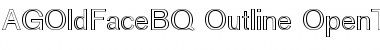 Download AG Old Face BQ Font