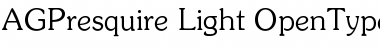 AGPresquire Regular Font