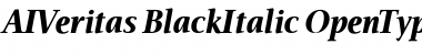 AIVeritas BlackItalic