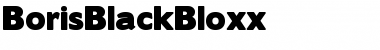 BorisBlackBloxx Regular Font