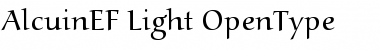AlcuinEF Light Font