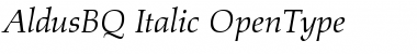 Aldus BQ Font