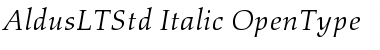 Download Aldus LT Std Font