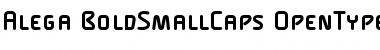 Alega-BoldSmallCaps Font