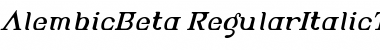 Download AlembicBeta Font