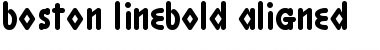 Download Boston LineBold Aligned Font Download Boston LineBold Aligned Font