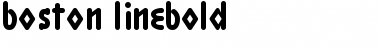Boston LineBold Regular Font