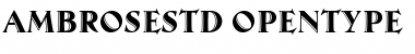 Download Ambrose Std Font