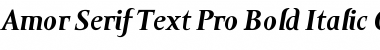 Amor Serif Text Pro Bold Italic