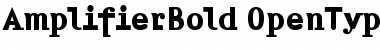 Amplifier Regular Font