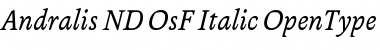 Andralis ND OsF Italic