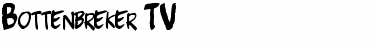 Download Bottenbreker T.V. Font Download Bottenbreker T.V. Font