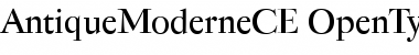 Download Antique Moderne CE Font