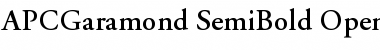 Download APCGaramond-SemiBold Font Download APCGaramond-SemiBold Font