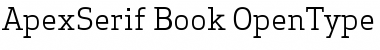 Apex Serif Book Font