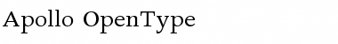 Download Apollo Font Download Apollo Font