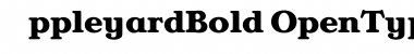 Download AppleyardBold Font