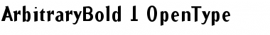 Download ArbitraryBold Font