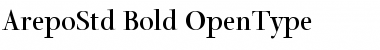 Arepo Std Bold Font