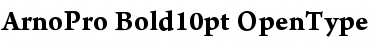 Arno Pro Bold 10pt Font