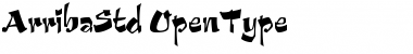 Download Arriba Std Font Download Arriba Std Font