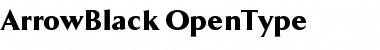Download ArrowBlack Font