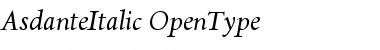 Download AsdanteItalic Font Download AsdanteItalic Font
