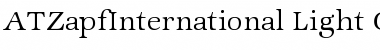 Download ATZapfInternational Font