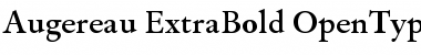 Augereau ExtraBold Regular Font
