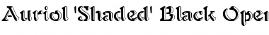 Auriol 'Shaded' Font