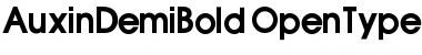 Download AuxinDemiBold Font