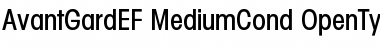 AvantGardEF MediumCond Font