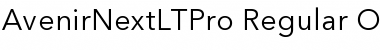 Avenir Next LT Pro Regular Font