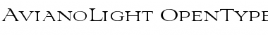 Download Aviano Light Font