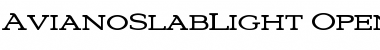 Download AvianoSlabLight Font