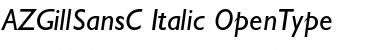 AZGillSansC Font